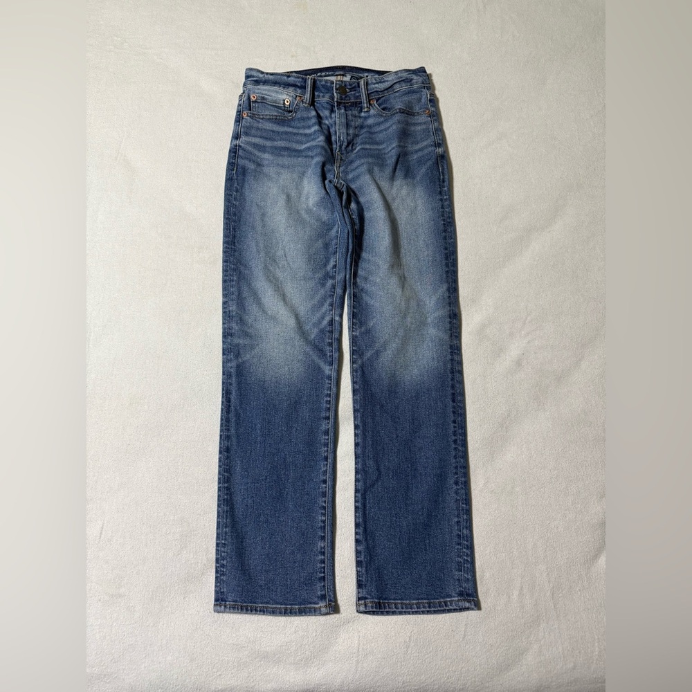 American‎ Eagle Jeans Mens 28x29 Blue Original Straight Medium Wash Denim